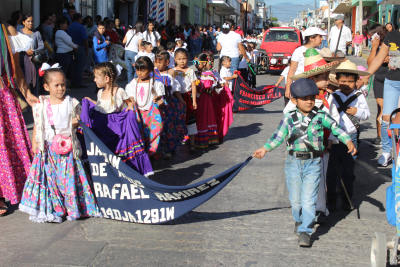 Desfile Revolución Mexicana de Preescolares.