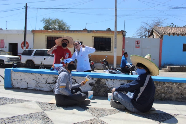 Rehabilitan la Plazoleta “Hidalgo” en Zapotiltic