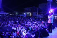 Bruno de Jesús presente en la Feria Zapotiltic 2023.