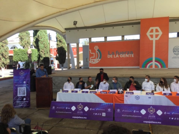 Zapotiltic presente en la Rueda de Prensa de la Copa Jalisco 2022