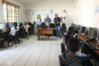Inician cursos de Word en el instituto de la juventud en Zapotiltic.